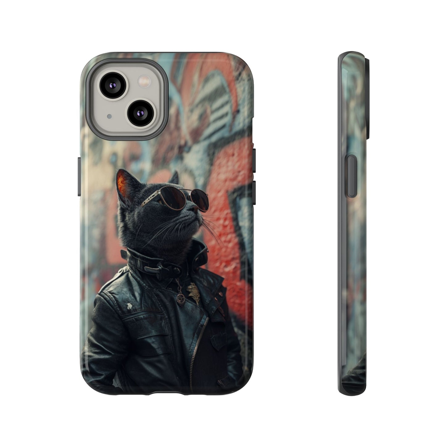 Punk Rock Cat Phone Case – iPhone, Google Pixel, Samsung Galaxy