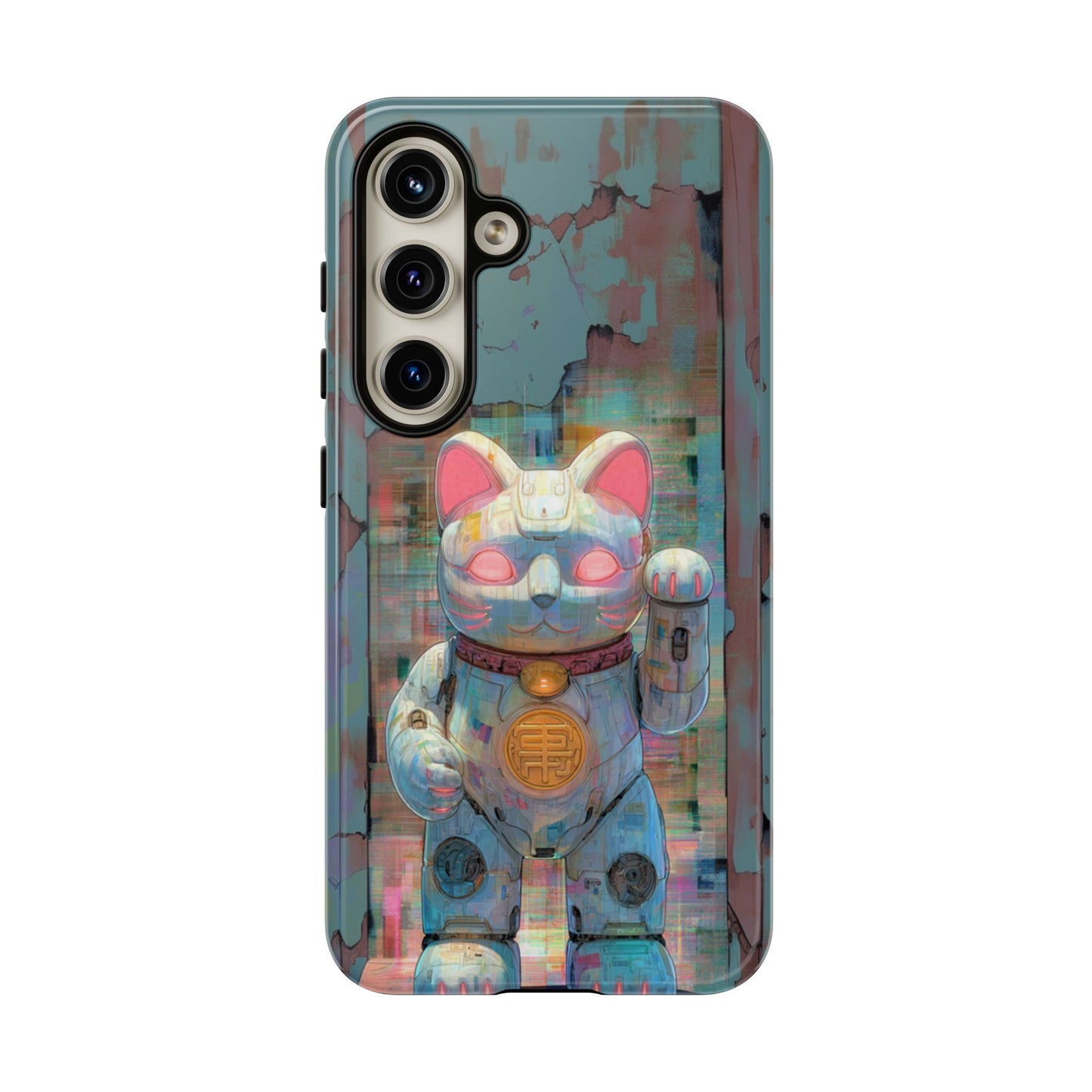 Cyber Lucky Cat - Tough Samsung Galaxy Case