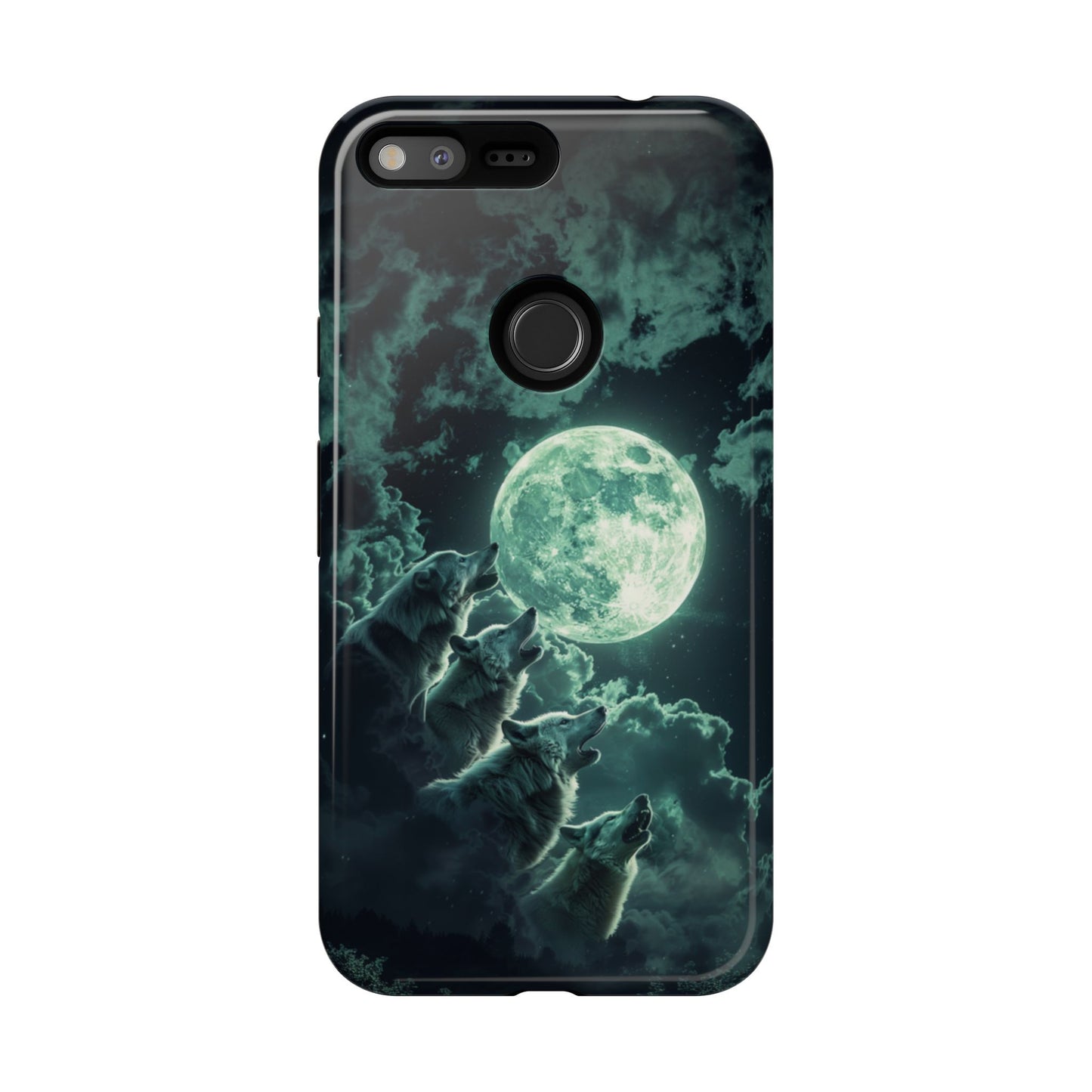 Moonlit Wolf Chorus - Tough Google Pixel Case