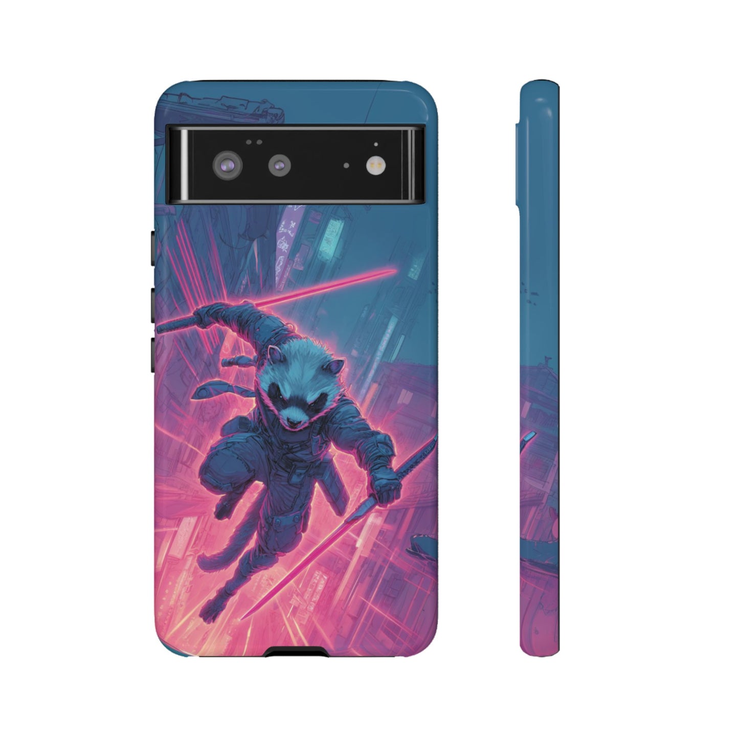 Cyberpunk Ferret - Tough Google Pixel Case