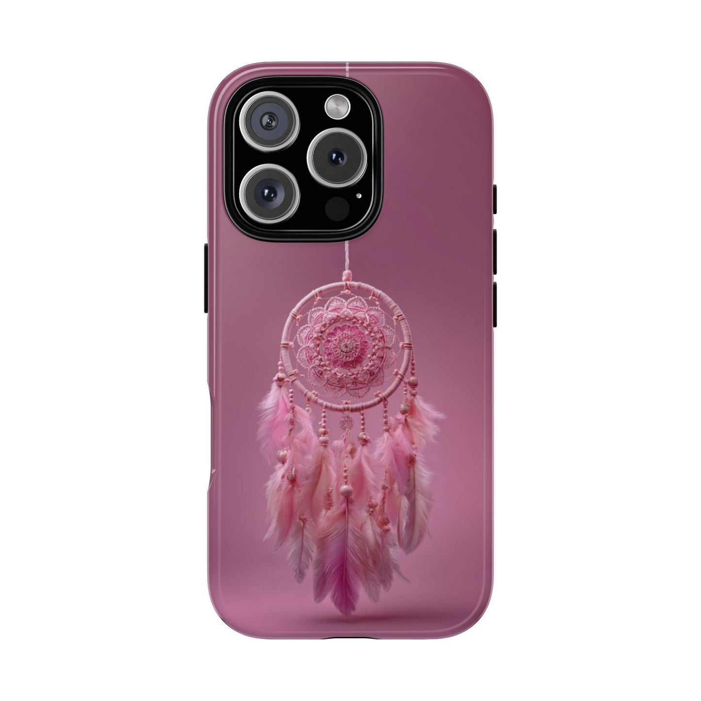 Pink Lace Dreamcatcher - Tough iPhone Case