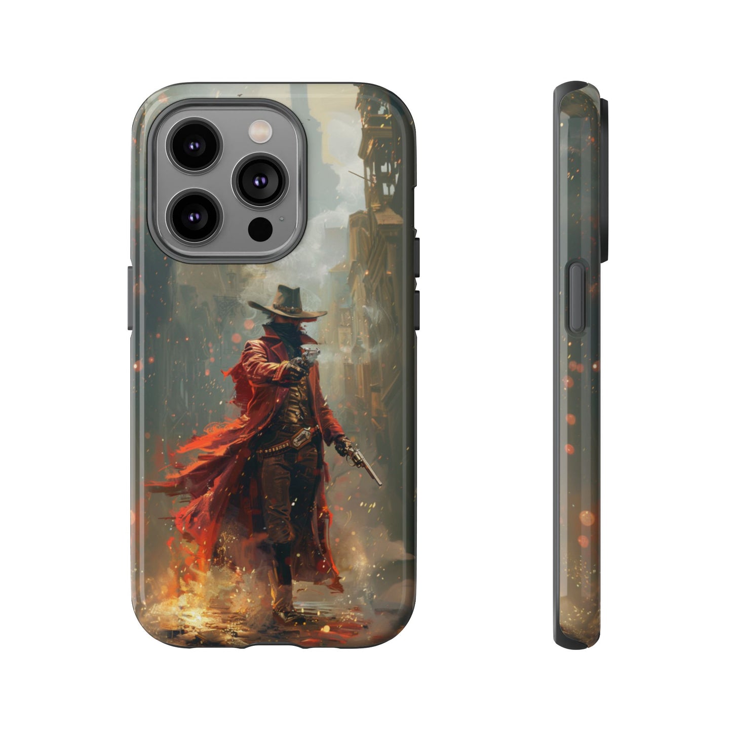 Crimson Gunslinger - Tough iPhone Case