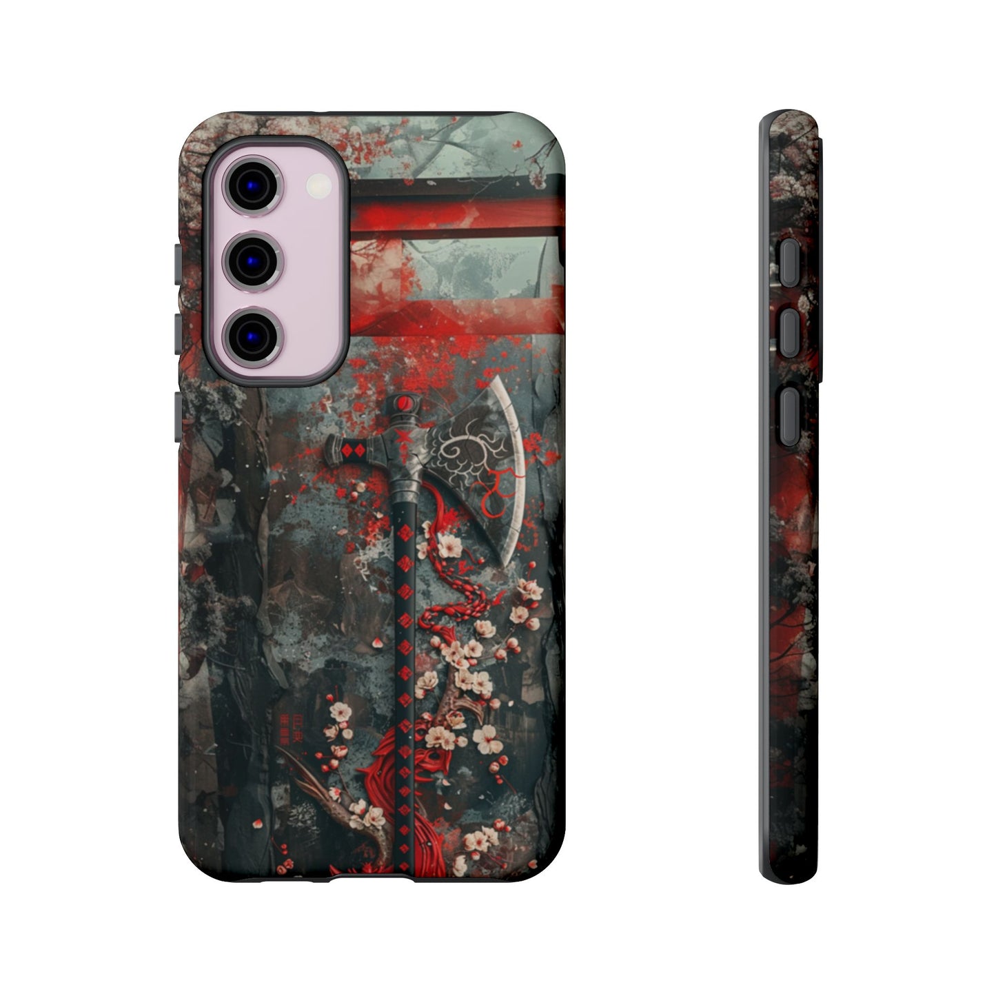 Sakura Warrior Axe - Tough Samsung Galaxy Case