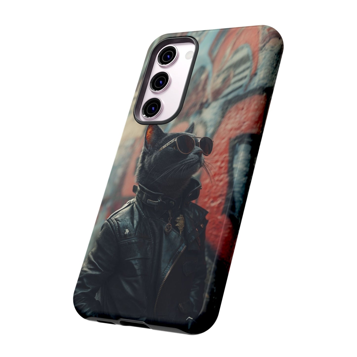 Punk Rock Cat Phone Case – iPhone, Google Pixel, Samsung Galaxy