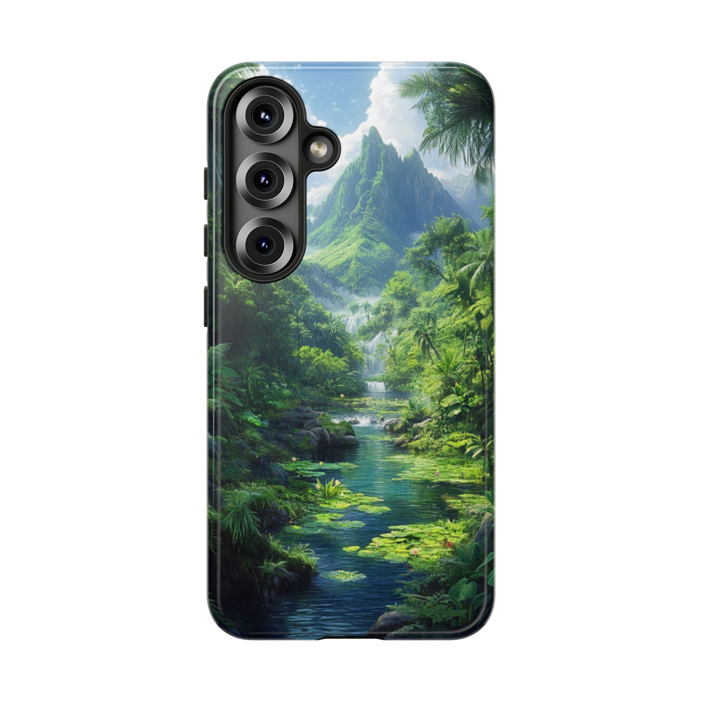 Verdant Jungle Cascade – Tough Samsung Galaxy Case