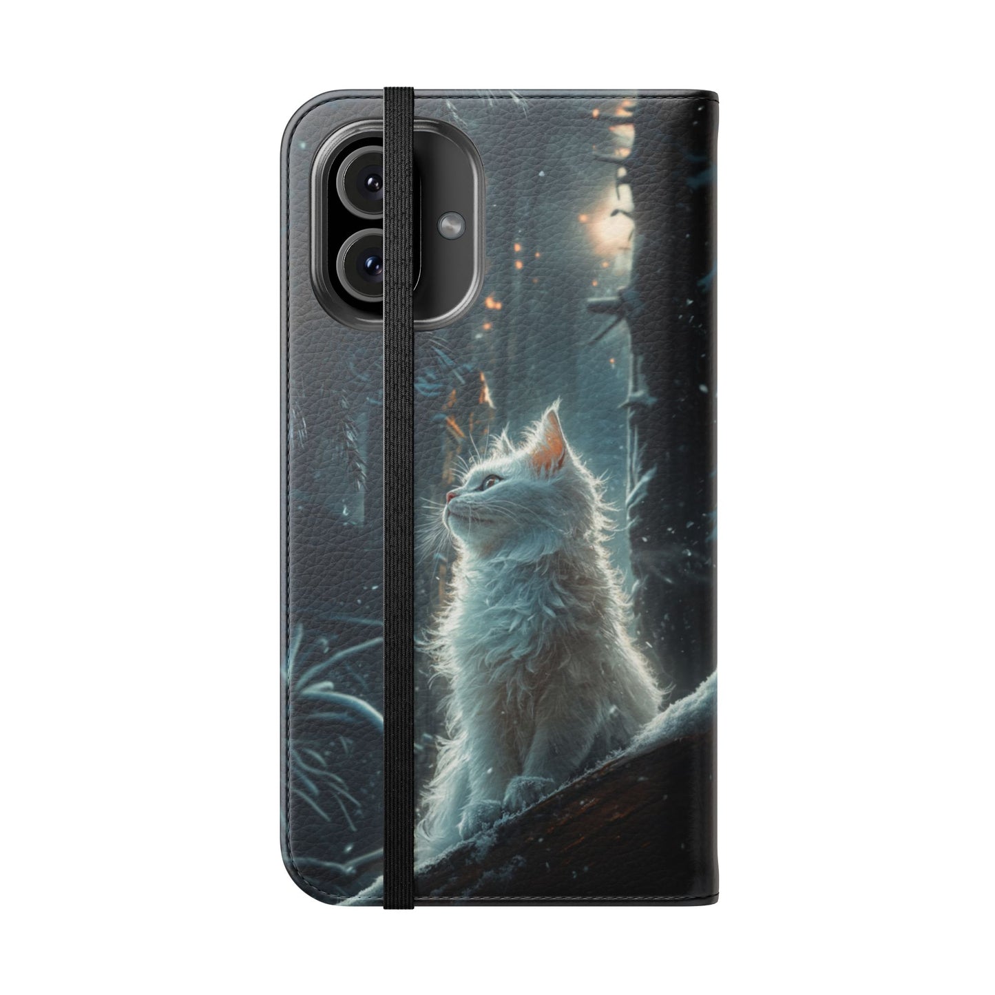 Winter Spirit Cat - Wallet Flip Case