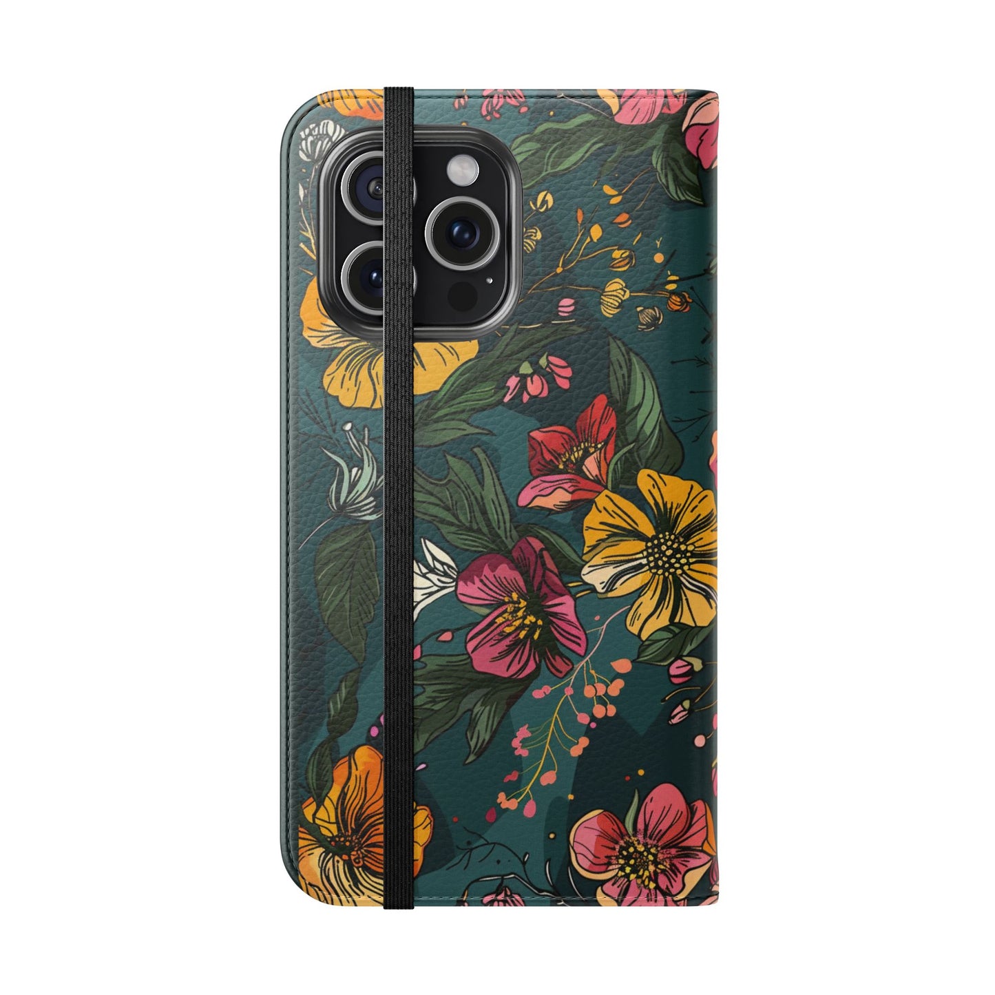 Vintage Floral Bloom - Wallet Flip Case