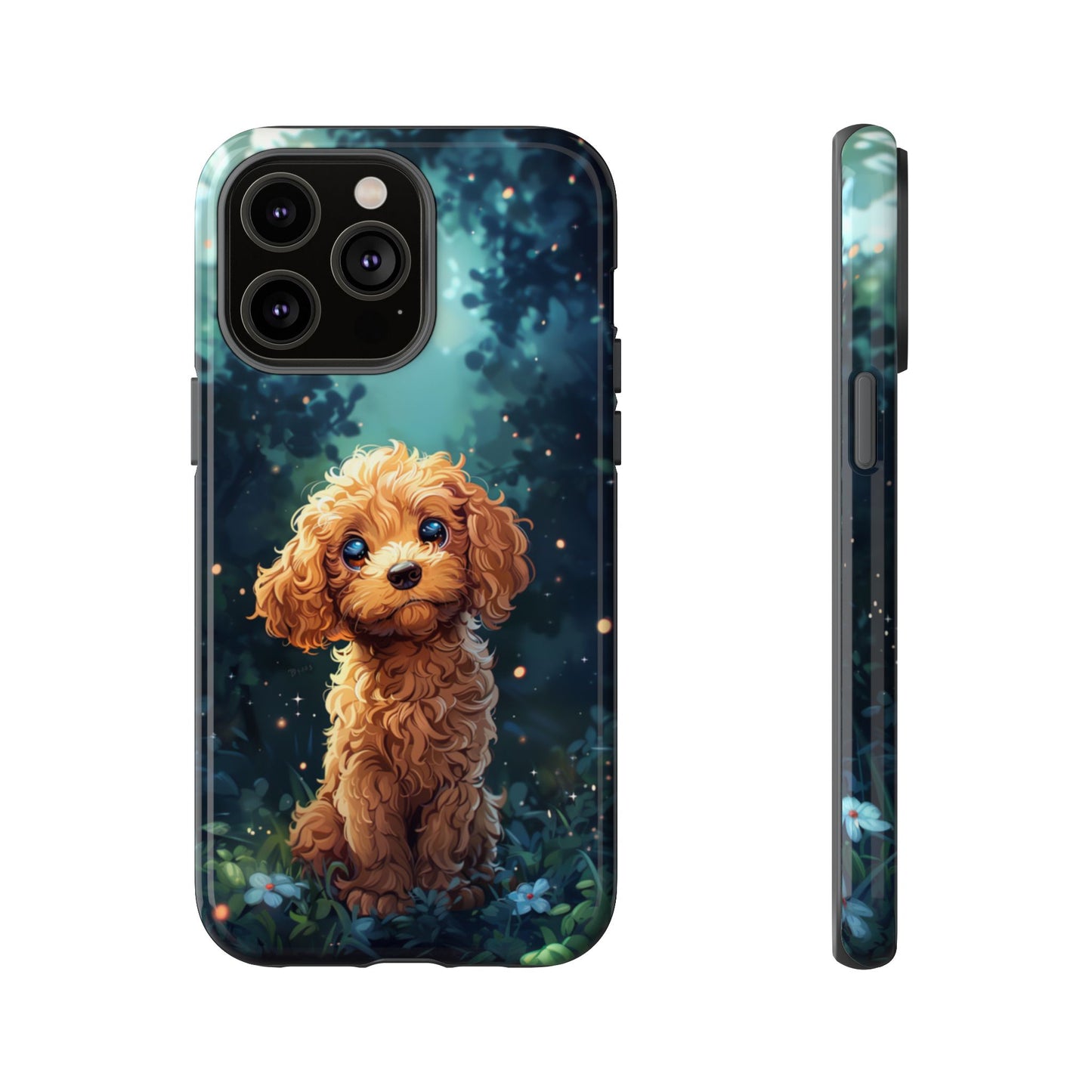 Forest Poodle - Tough iPhone Case