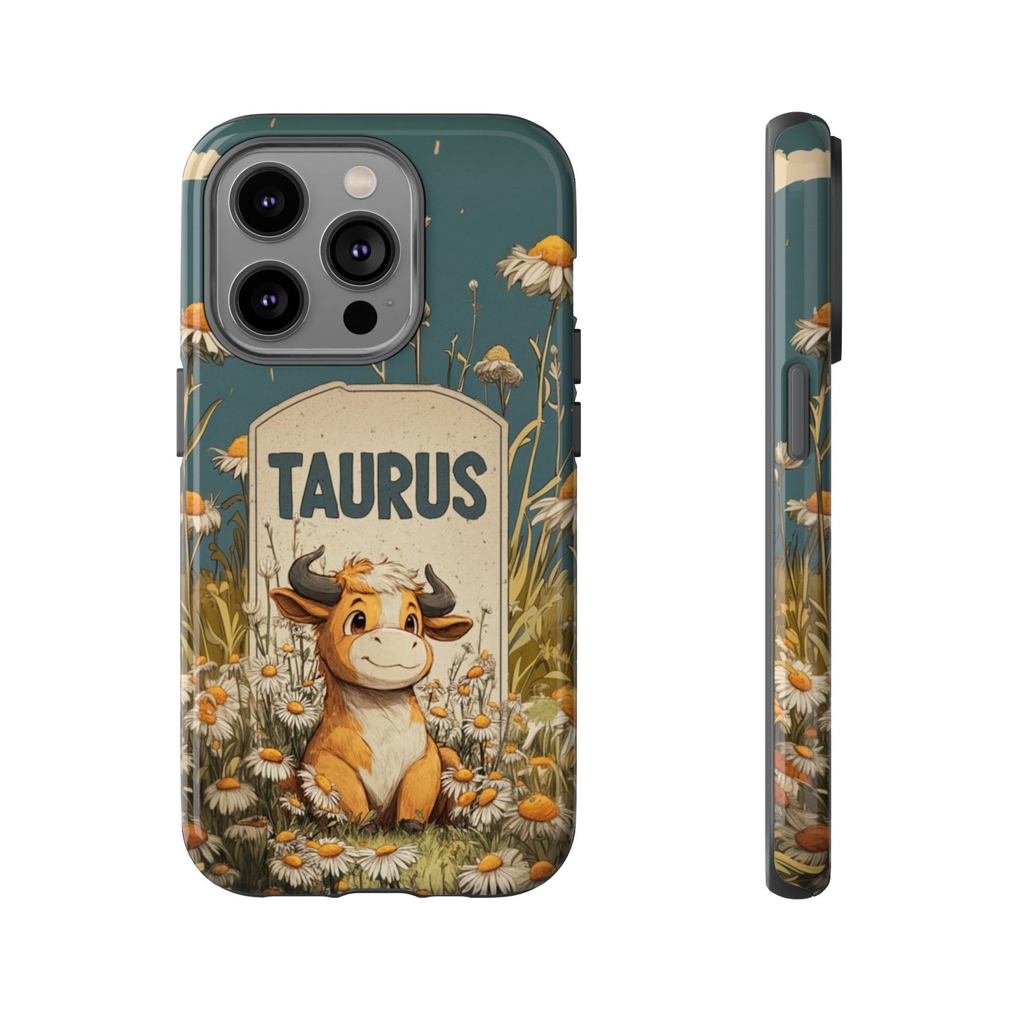 Taurus Cute Calf - Tough iPhone Case