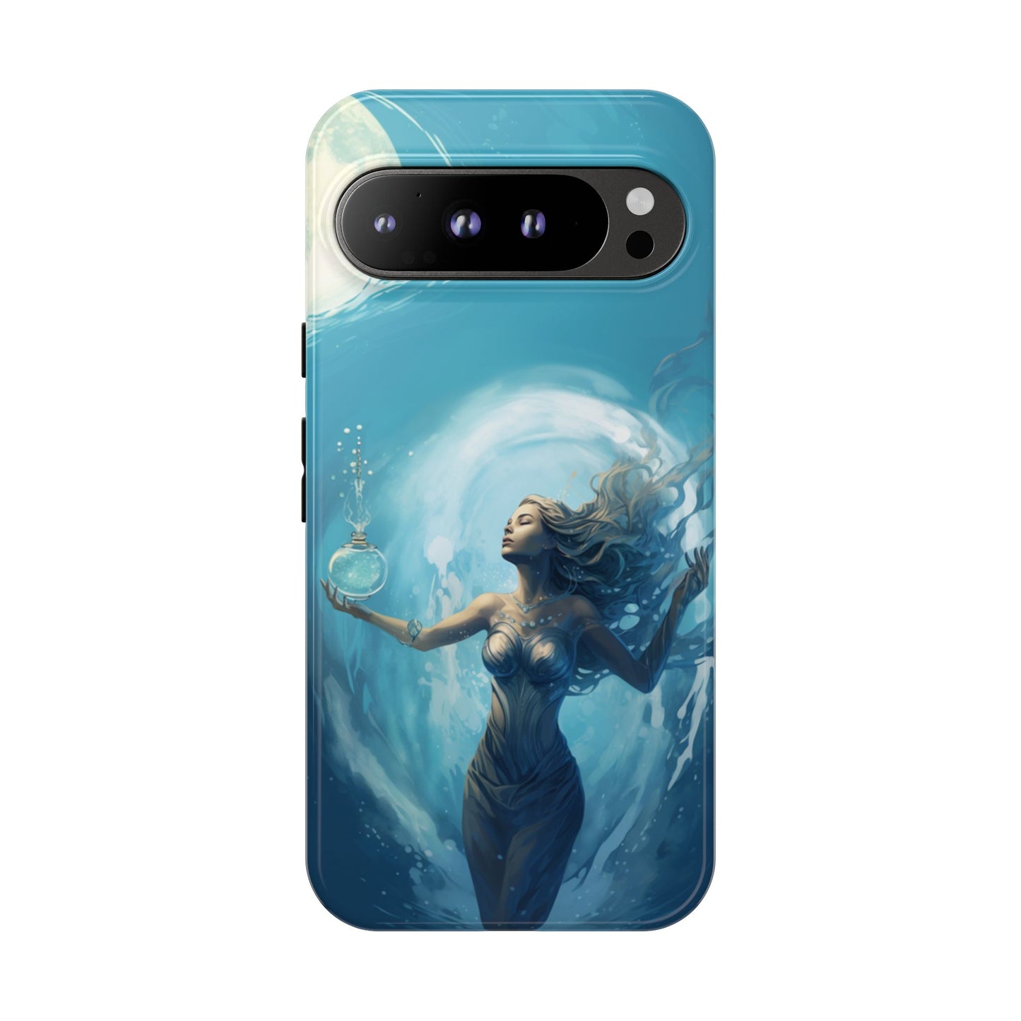 Aquarius Lunar Water Bearer Phone Case – iPhone, Google Pixel, Samsung Galaxy