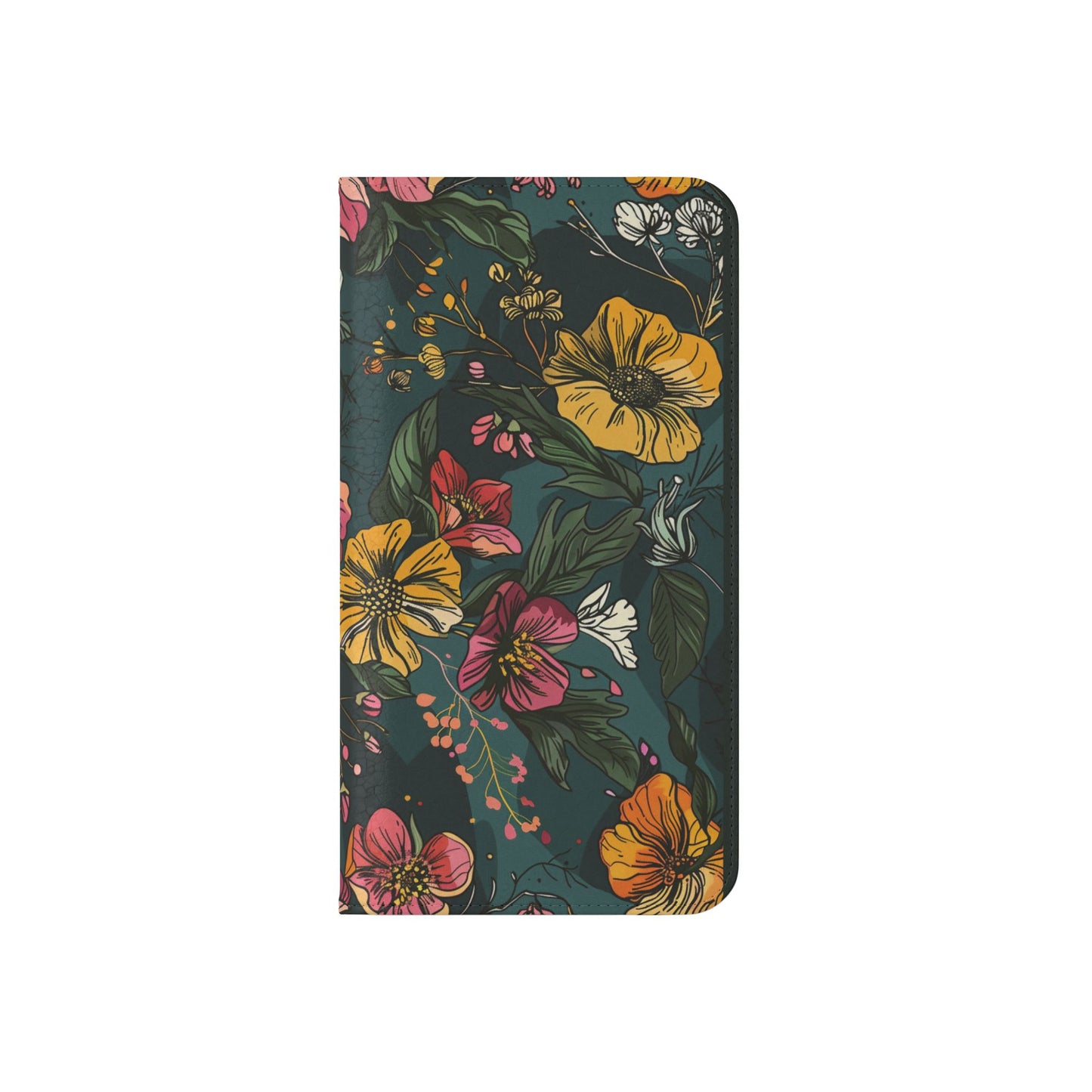 Vintage Floral Bloom - Wallet Flip Case