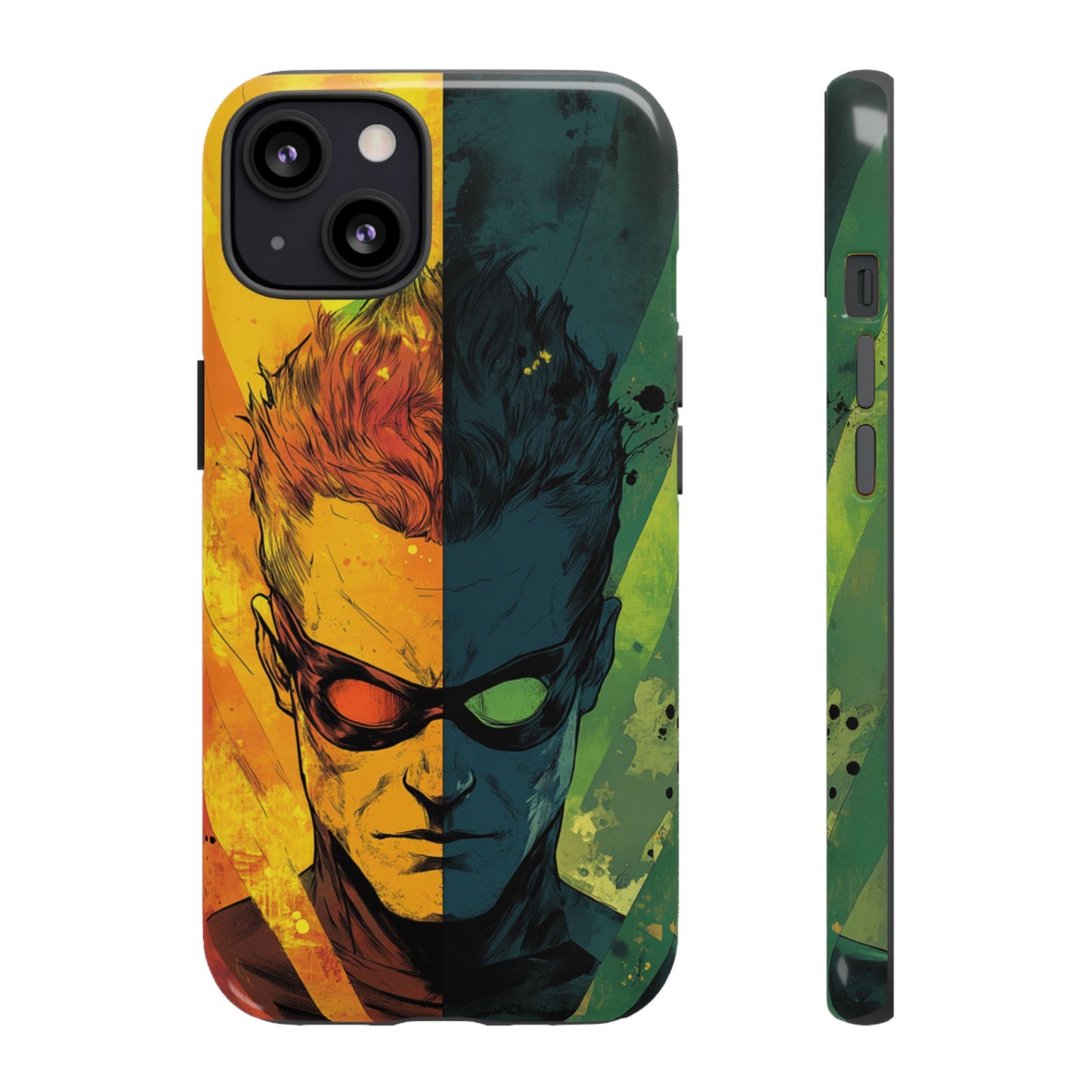 Split Spectrum Hero – Tough iPhone Case