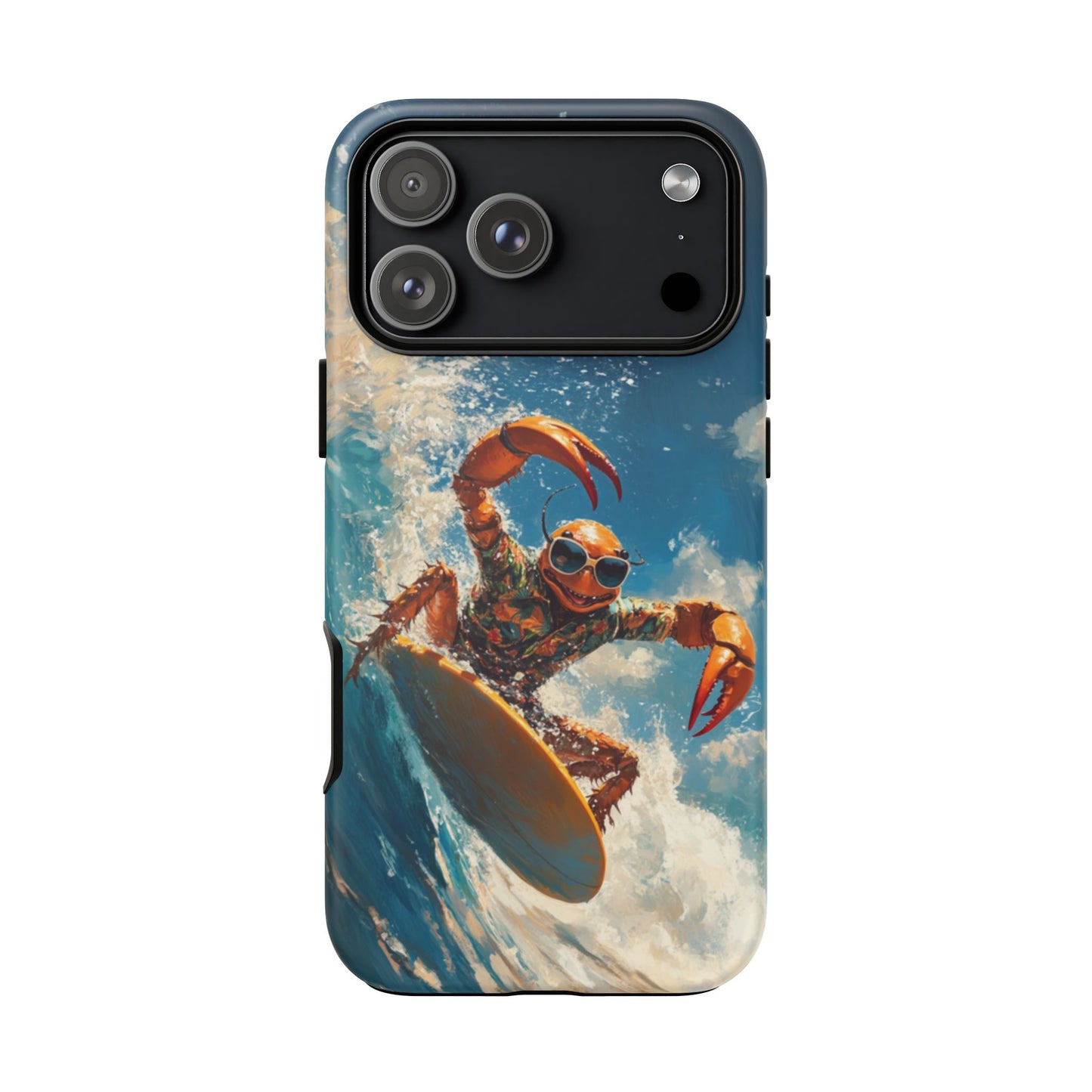 Surfing Crab - Tough iPhone Case