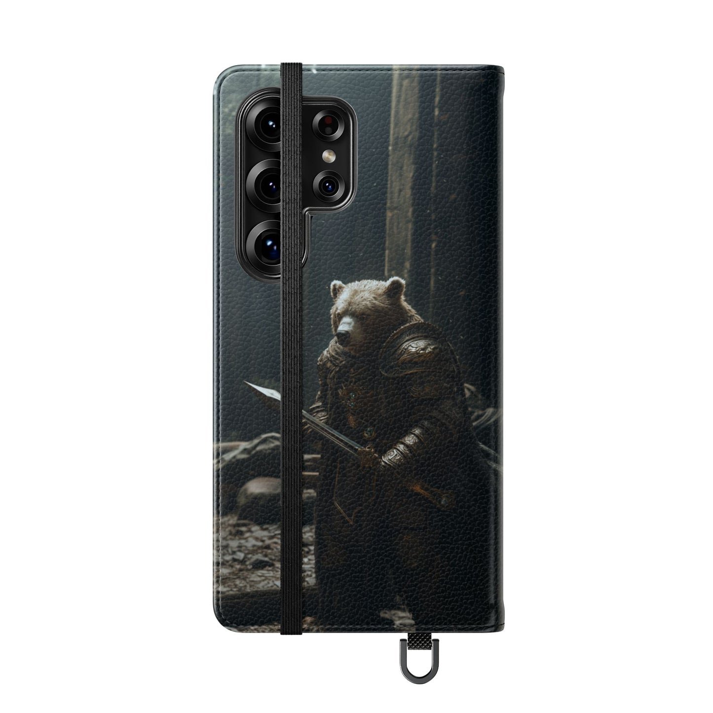 Medieval Bear Warrior Knight - Wallet Flip Case