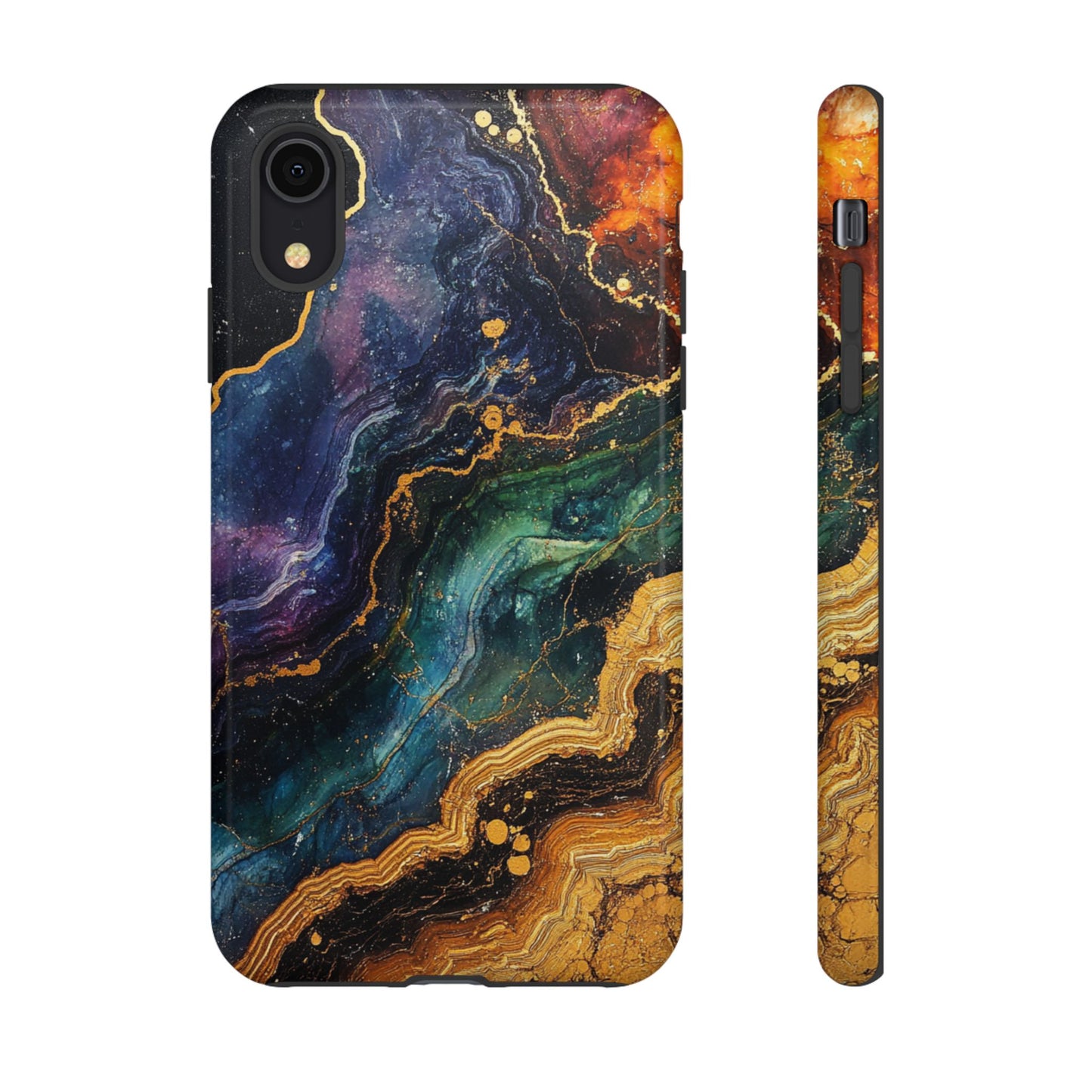Cosmic Agate Veins – Tough iPhone Case