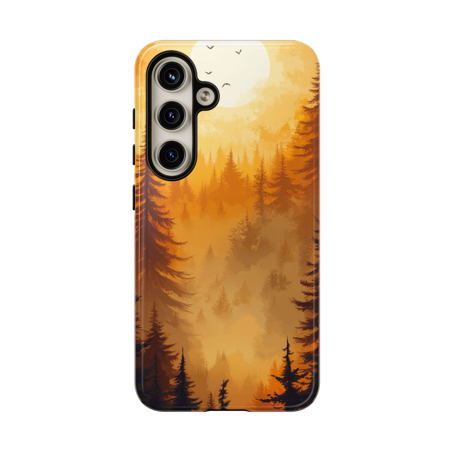 Golden Forest Silhouette – Tough Samsung Galaxy Case