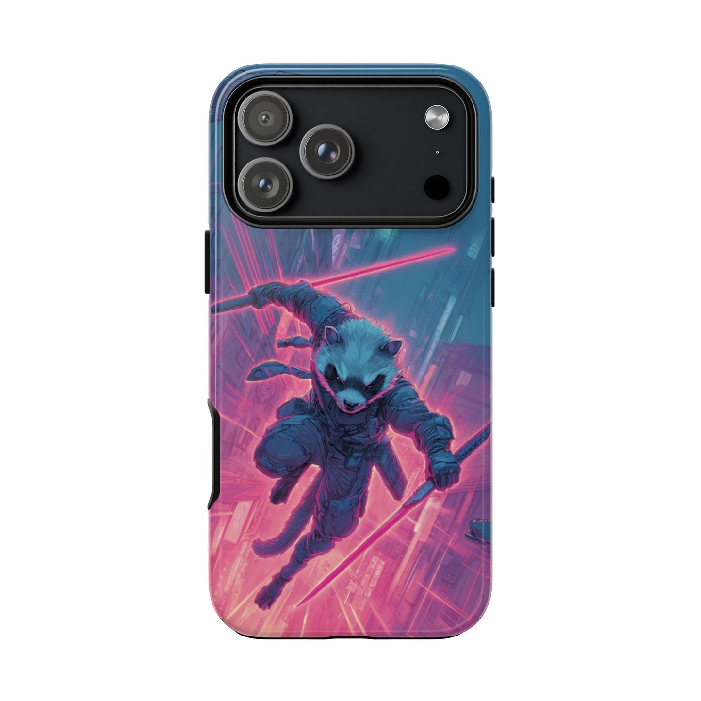 Cyberpunk Ferret - Tough iPhone Case