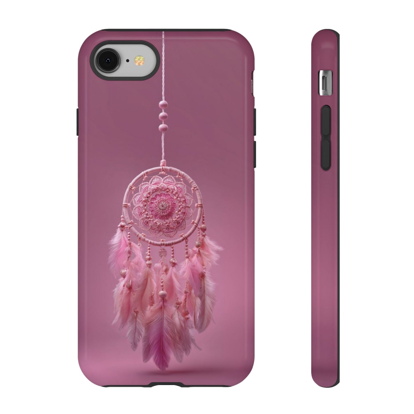 Pink Lace Dreamcatcher - Tough iPhone Case