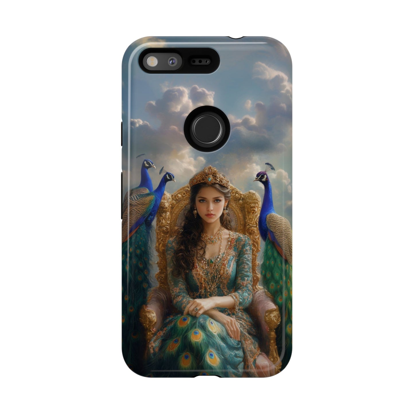 Hera Peacock Empress Golden Throne - Tough Google Pixel Case