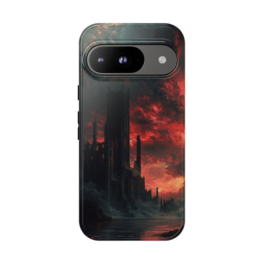 Crimson Dread Citadel – Tough Google Pixel Case