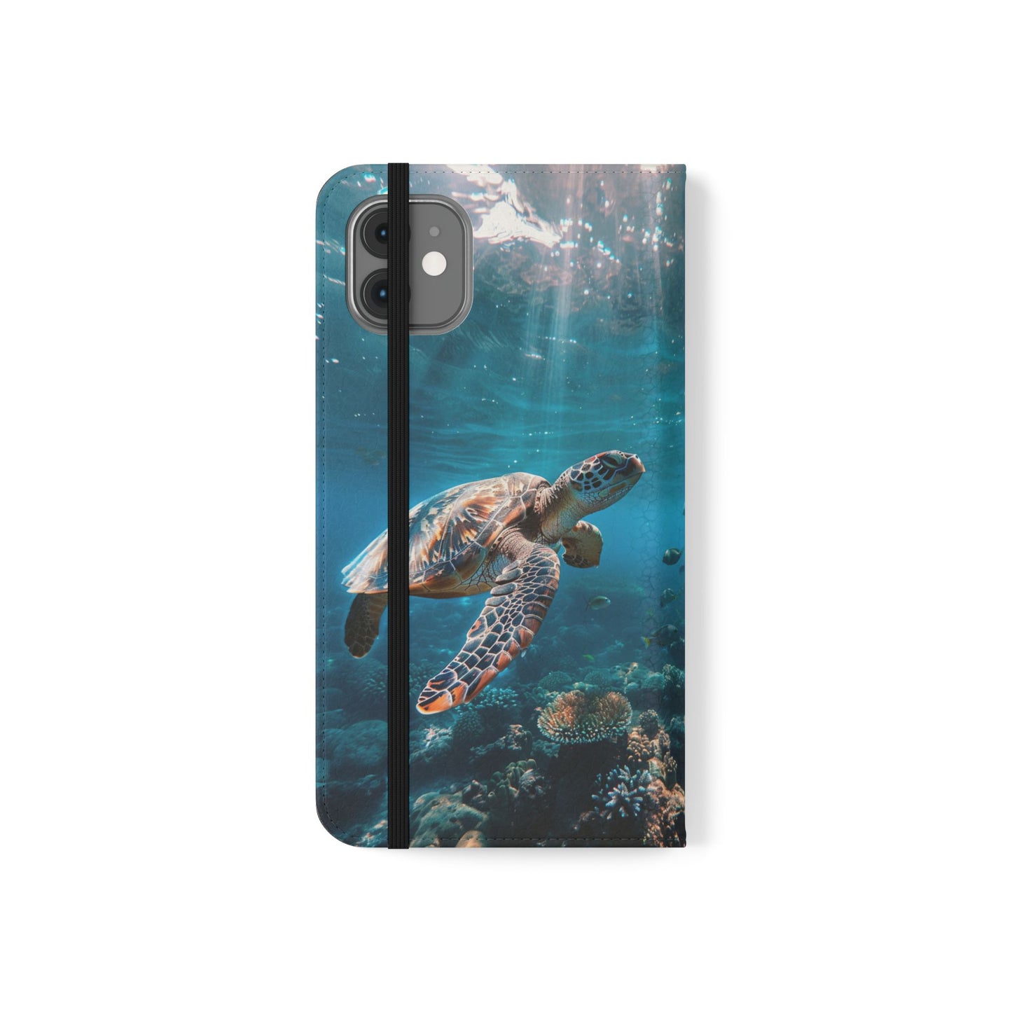 Ocean Guardian Sea Turtle - Wallet Flip Case