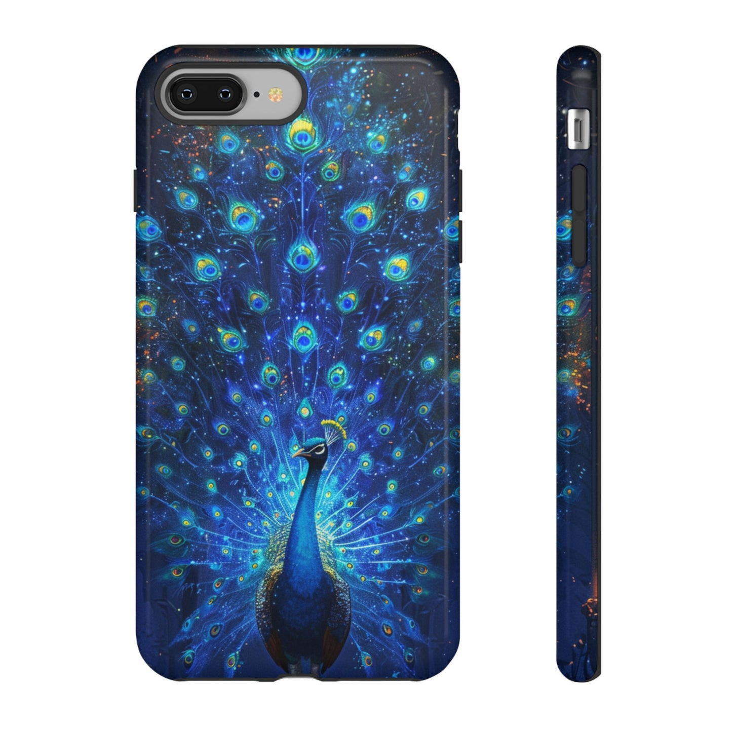 Starlit Peacock Majesty – Tough iPhone Case