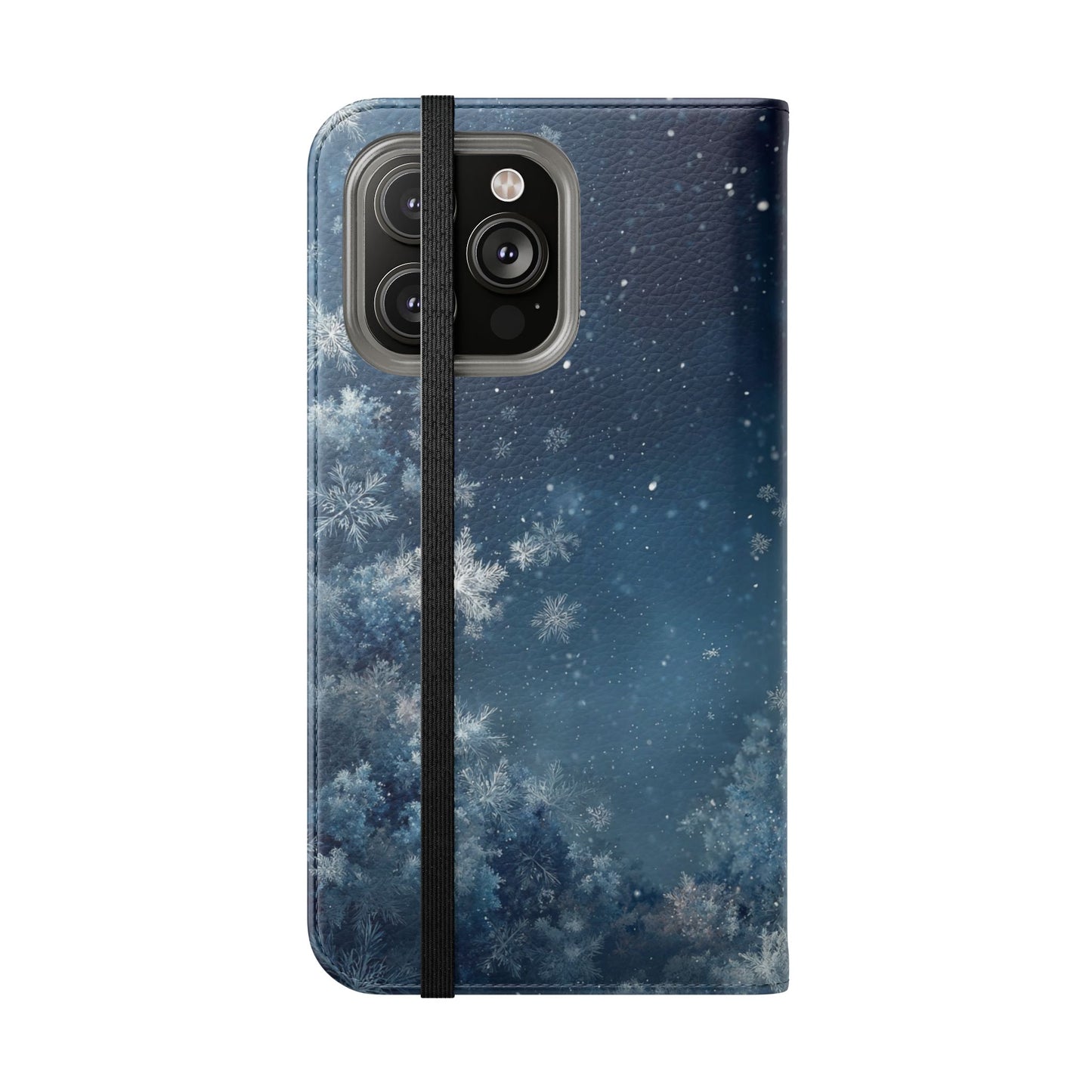 Winter Snowflakes - Wallet Flip Case