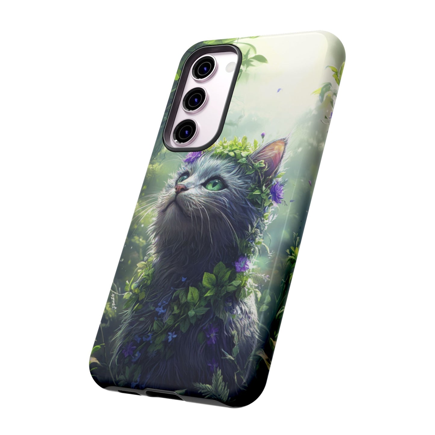 Nature’s Guardian Cat Phone Case – iPhone, Google Pixel, Samsung Galaxy