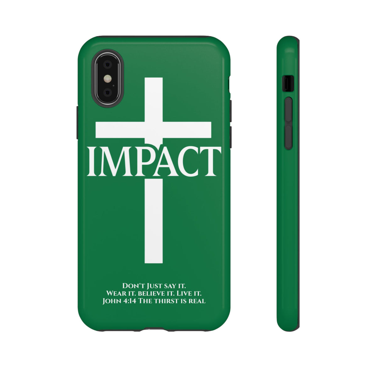 Impact Green - Tough iPhone Case