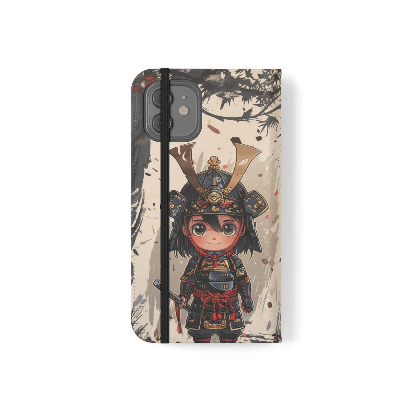 Chibi Samurai - Wallet Flip Case
