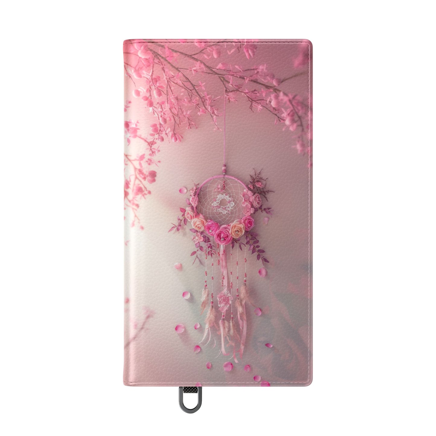 Pink Rose Dreamcatcher - Wallet Flip Case