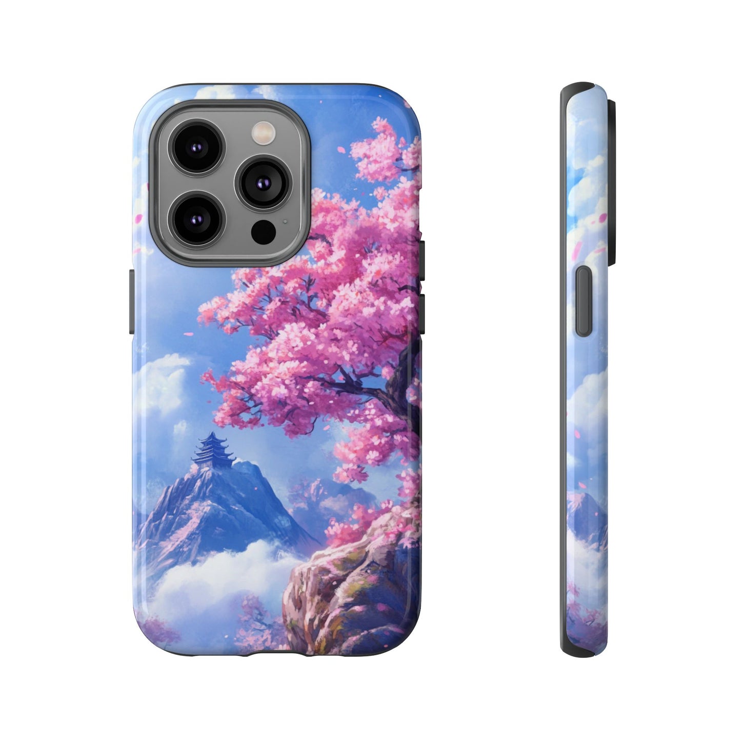 Sakura Sky Temple - Tough iPhone Case