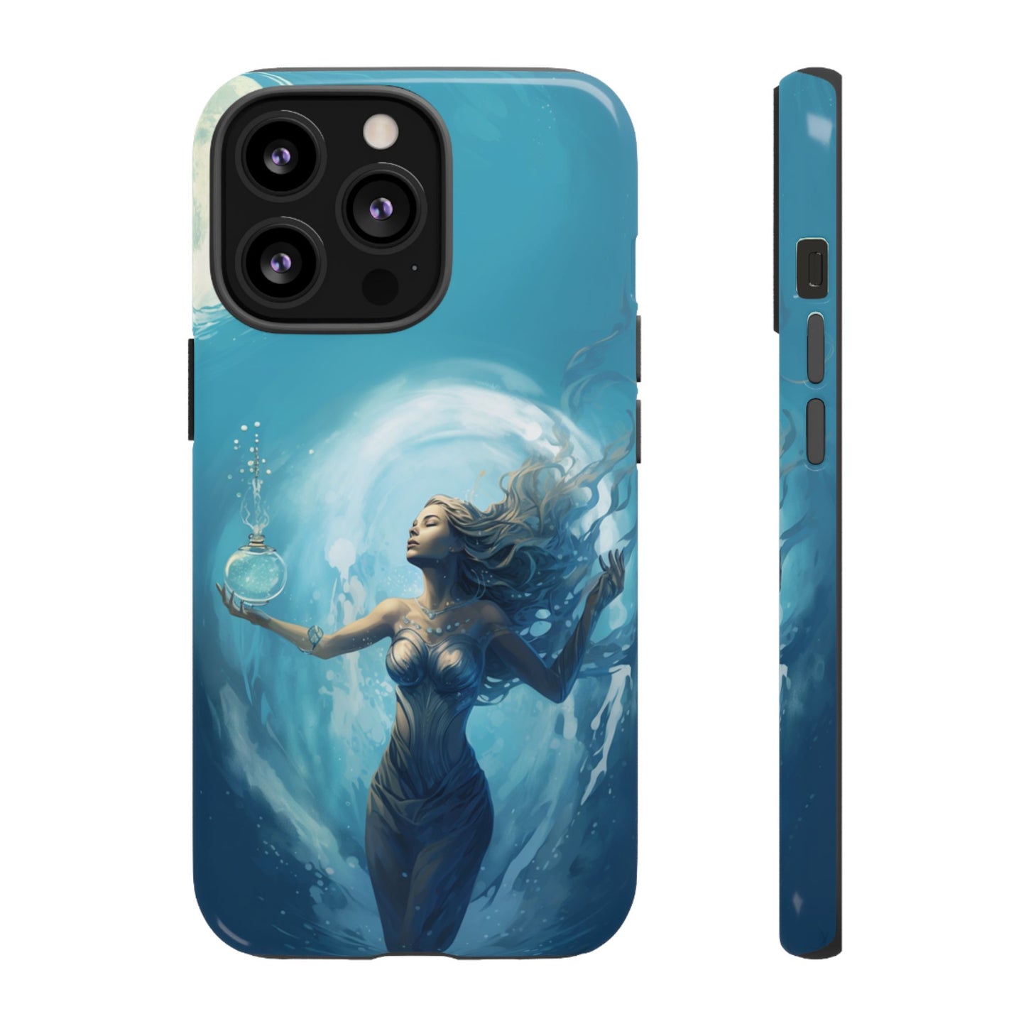 Aquarius Lunar Water Bearer Phone Case – iPhone, Google Pixel, Samsung Galaxy