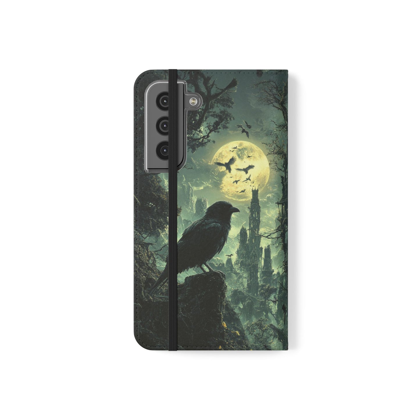 Raven Moon - Wallet Flip Case