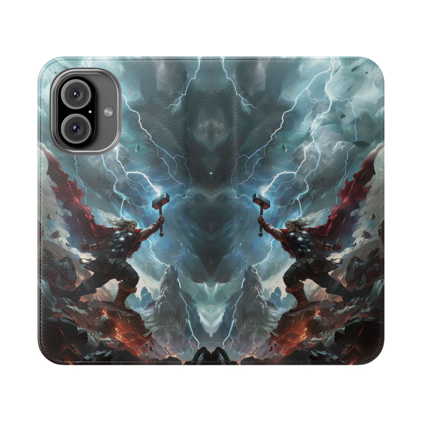 Thor Lightning Storm - Wallet Flip Case