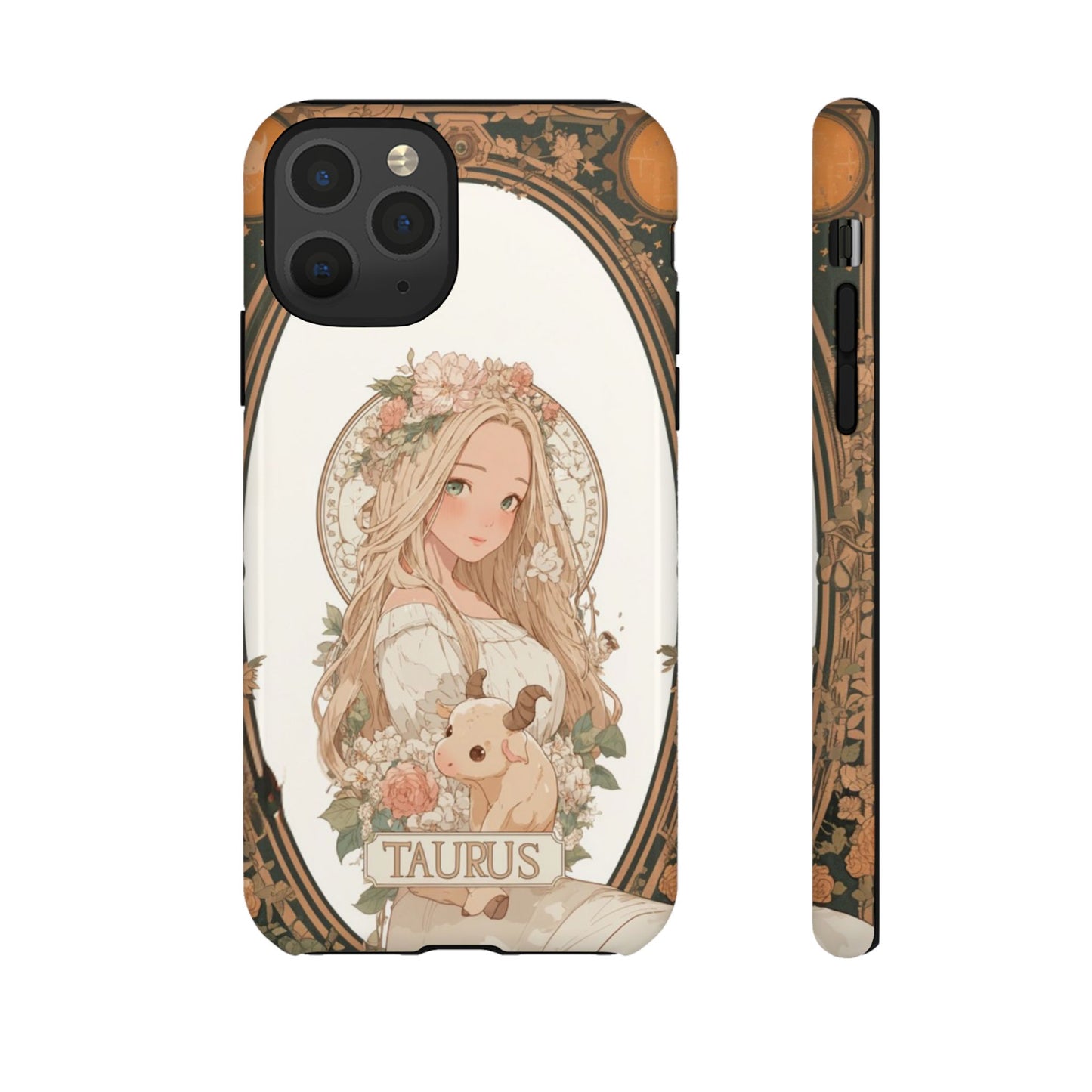 Taurus Floral Maiden - Tough iPhone Case