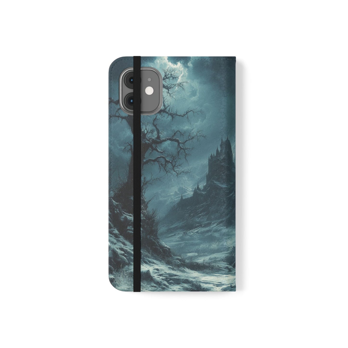 Stormy Castle - Wallet Flip Case