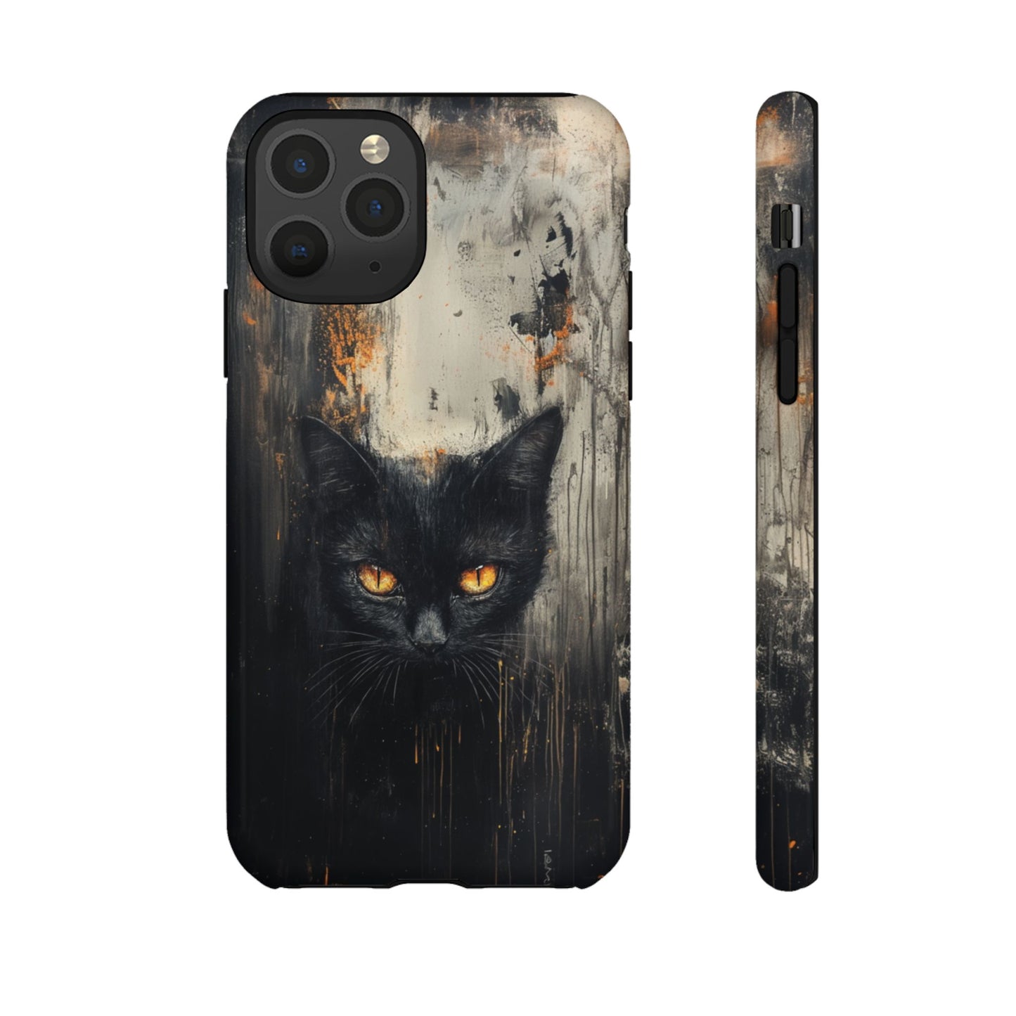 Enigmatic Black Cat Phone Case - iPhone, Google Pixel, Samsung Galaxy