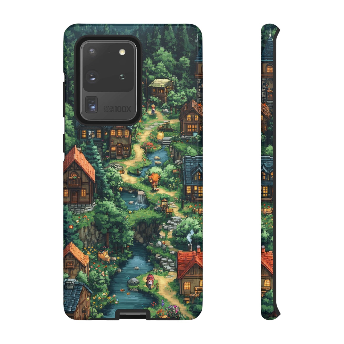 Pixel Forest Hamlet - Tough Samsung Galaxy Case