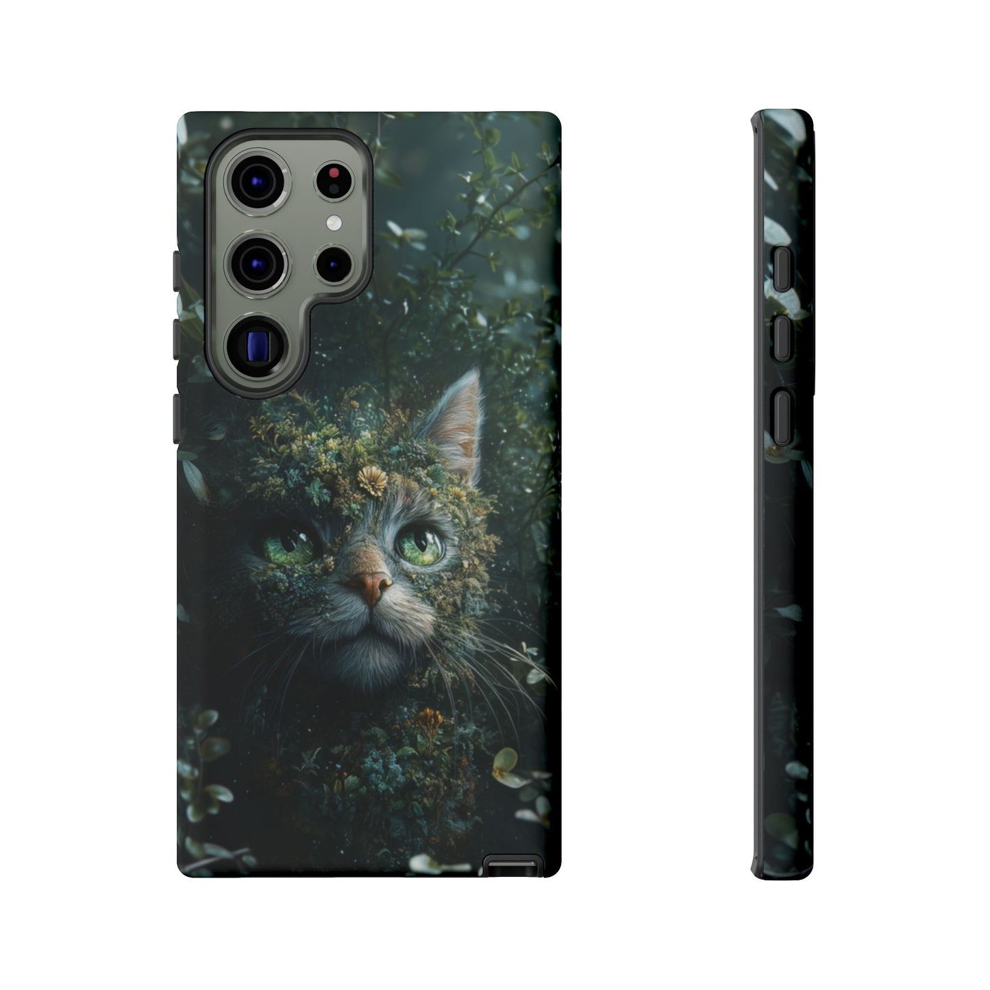 Forest Fantasy Cat Phone Case – iPhone, Google Pixel, Samsung Galaxy