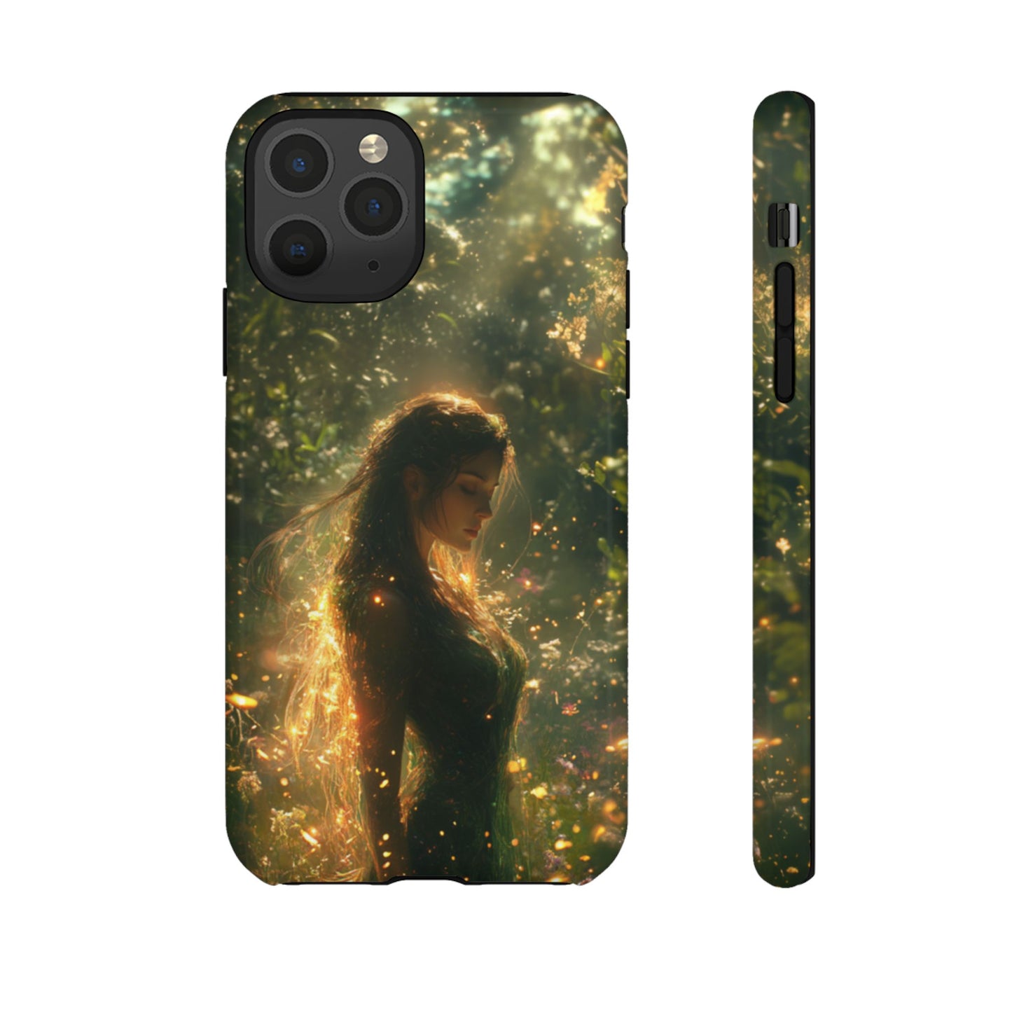 Forest Goddess Golden Light Meadow - Tough iPhone Case