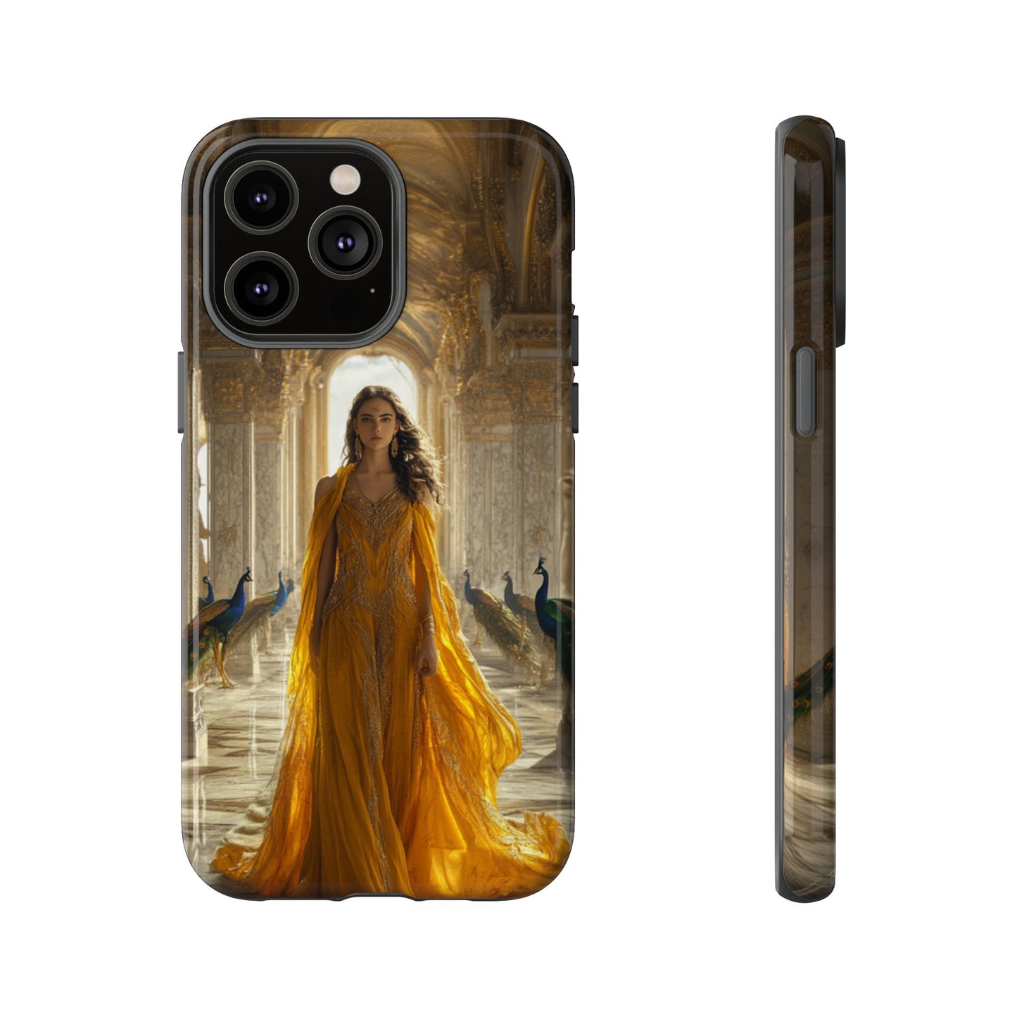 Hera Golden Palace Peacock Goddess - Tough iPhone Case