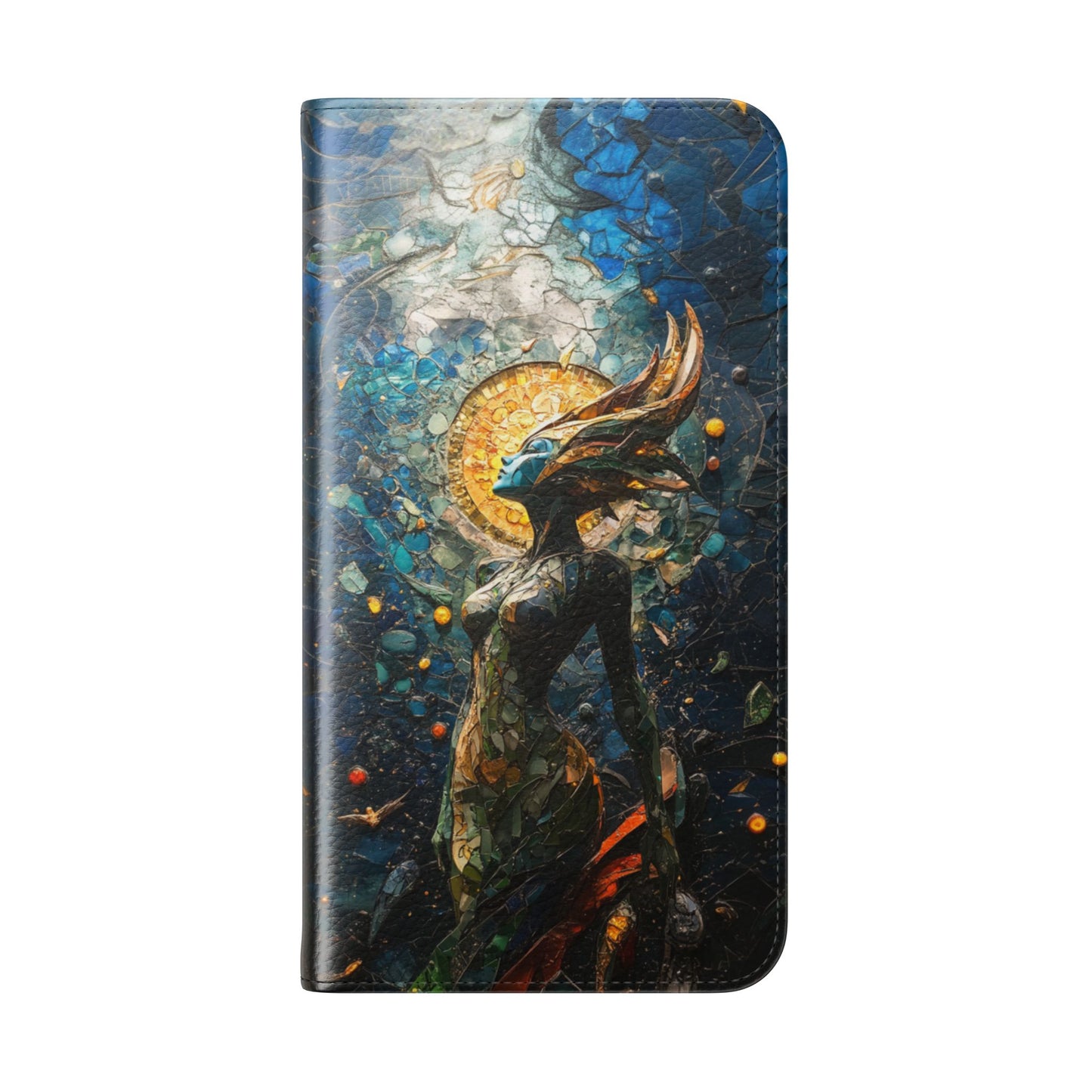 Stained Glass Goddess - Wallet Flip Case