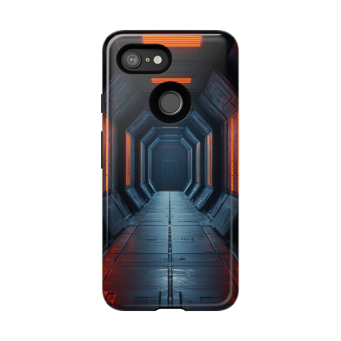 Red Alert Corridor – Tough Google Pixel Case