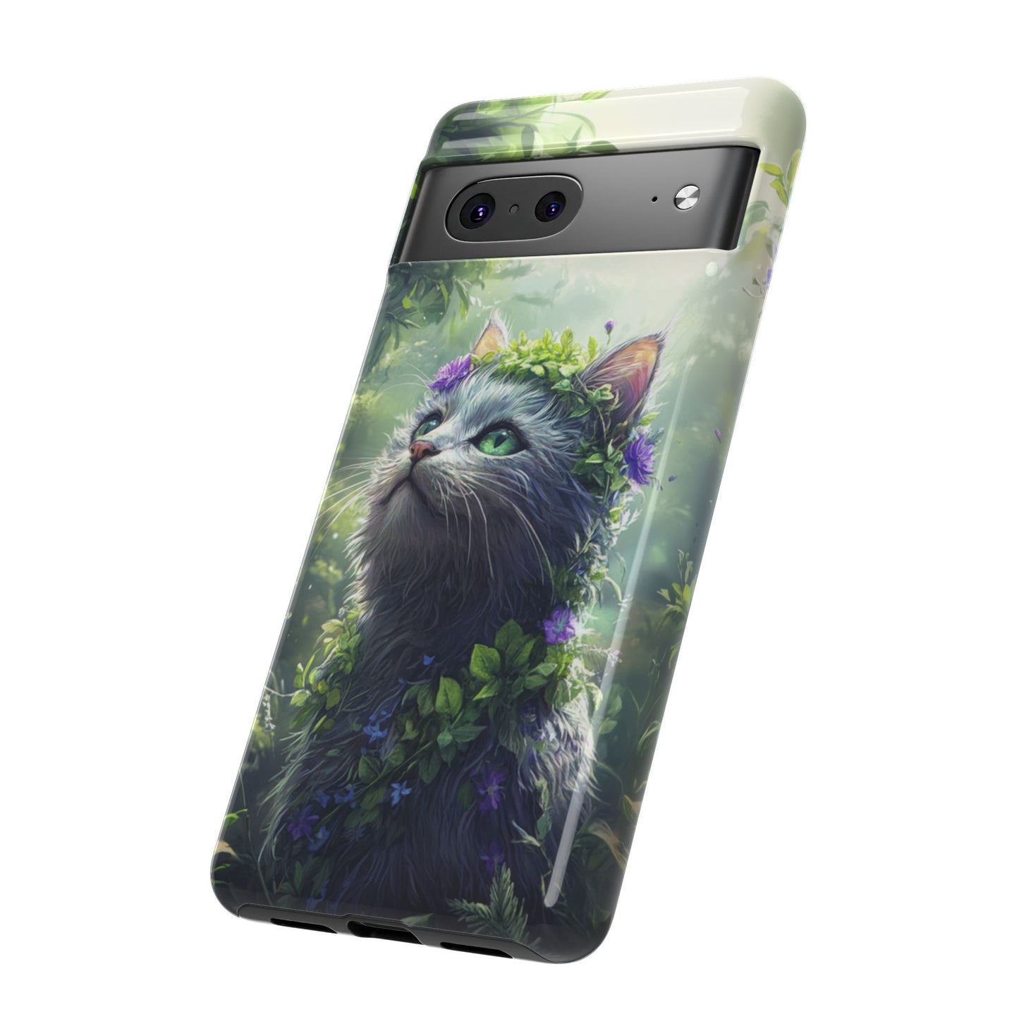 Nature’s Guardian Cat Phone Case – iPhone, Google Pixel, Samsung Galaxy