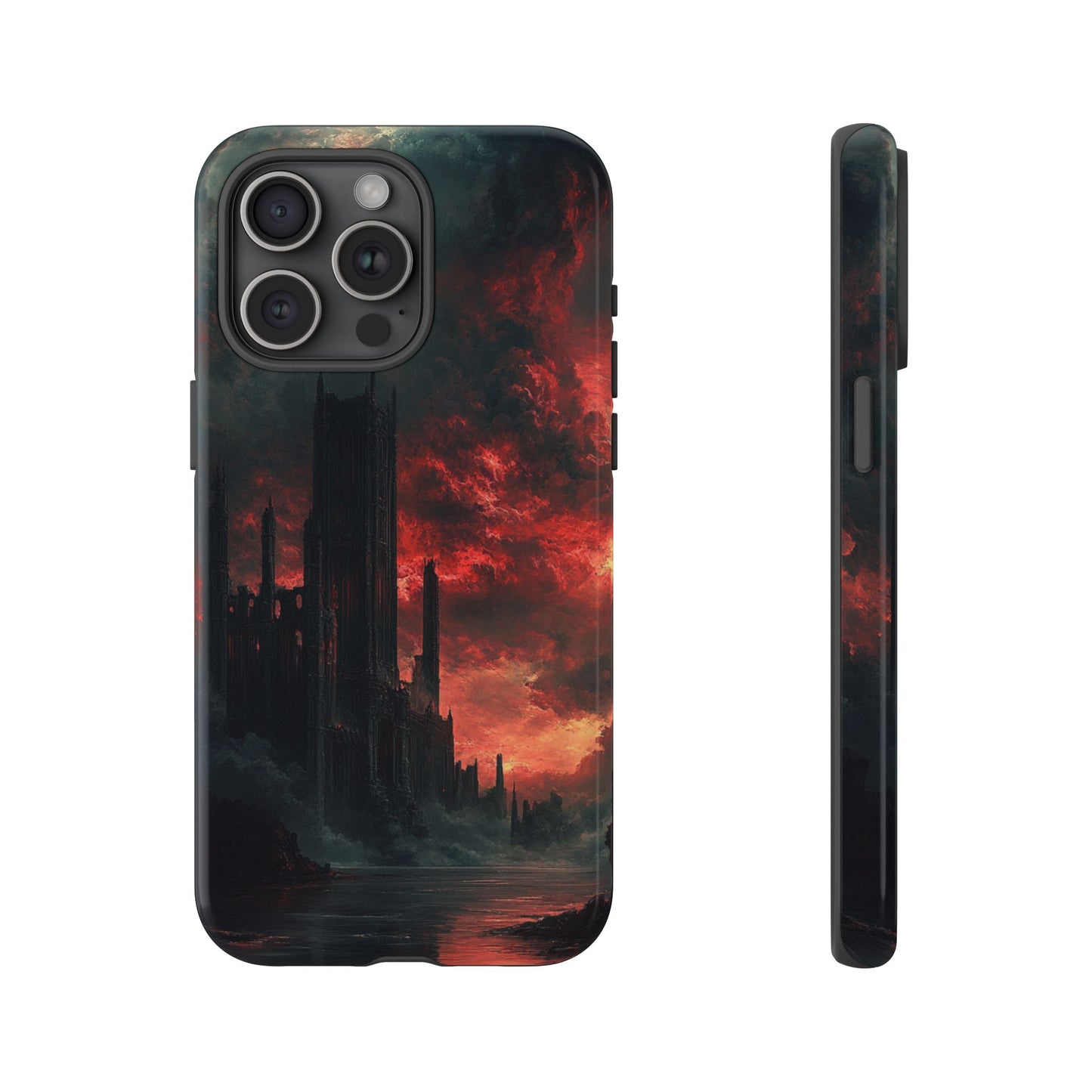 Crimson Dread Citadel – Tough iPhone Case