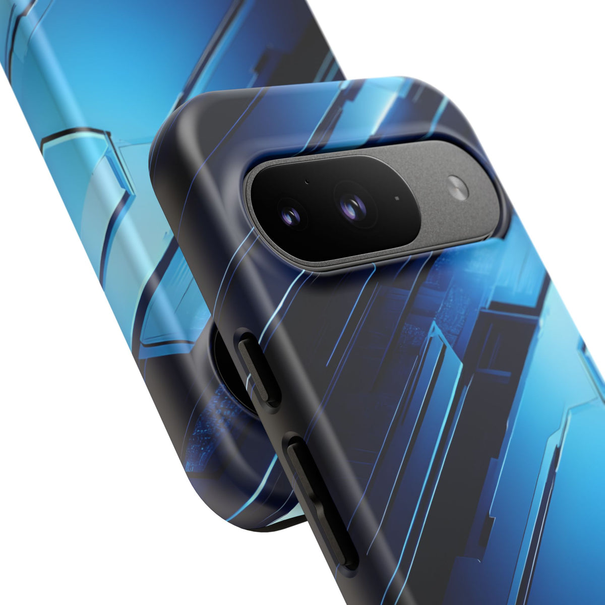 Blue Tech Matrix - Tough Google Pixel Case