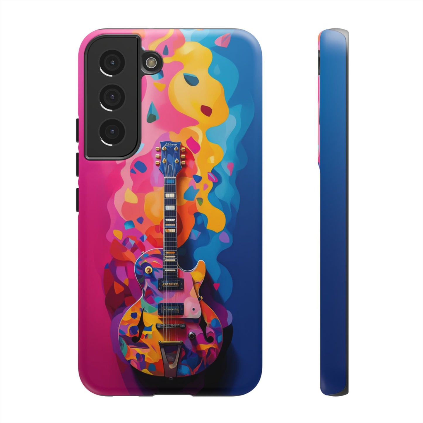 Vibrant Abstract Guitar Phone Case - iPhone, Google Pixel, Samsung Galaxy