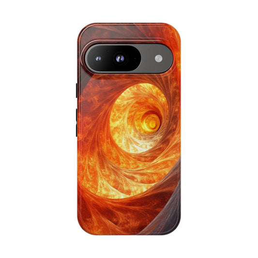 Fire Spiral - Tough Google Pixel Case