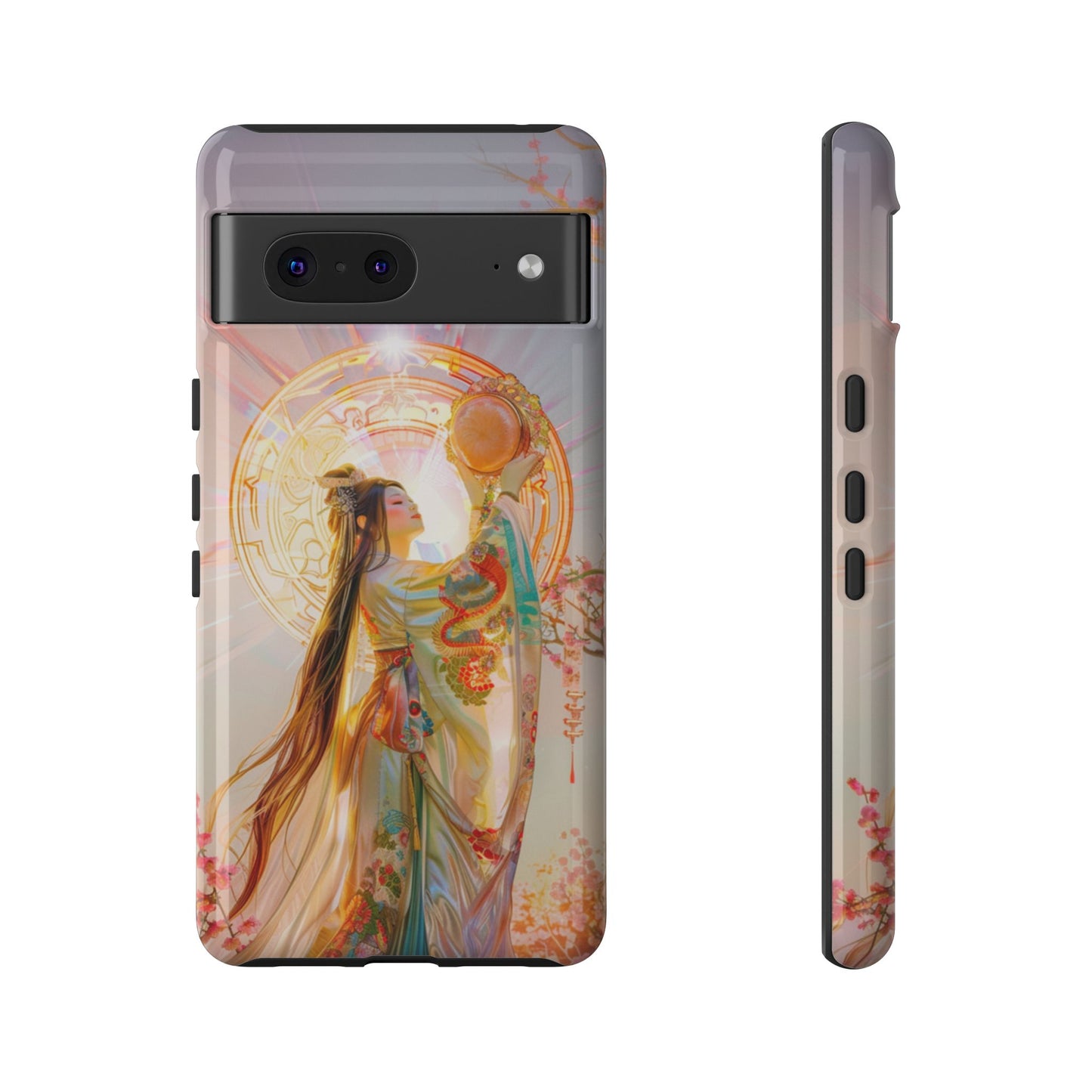 Amaterasu: Japanese Sun Goddess - iPhone, Google Pixel, Samsung